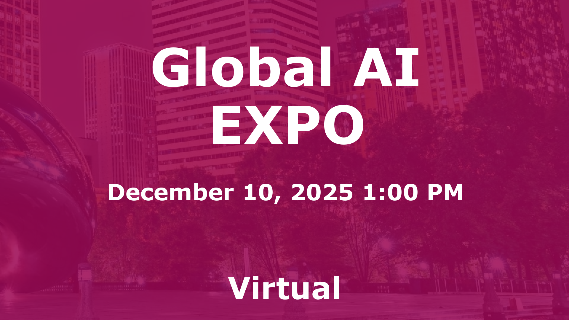 Global AI EXPO event image
